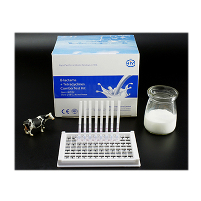 Le lait en poudre frais de lait cru de bande d'essai de chloramphenicol a pasteurisé l'espace libre de lait facile d'interpréter des résultats visuels